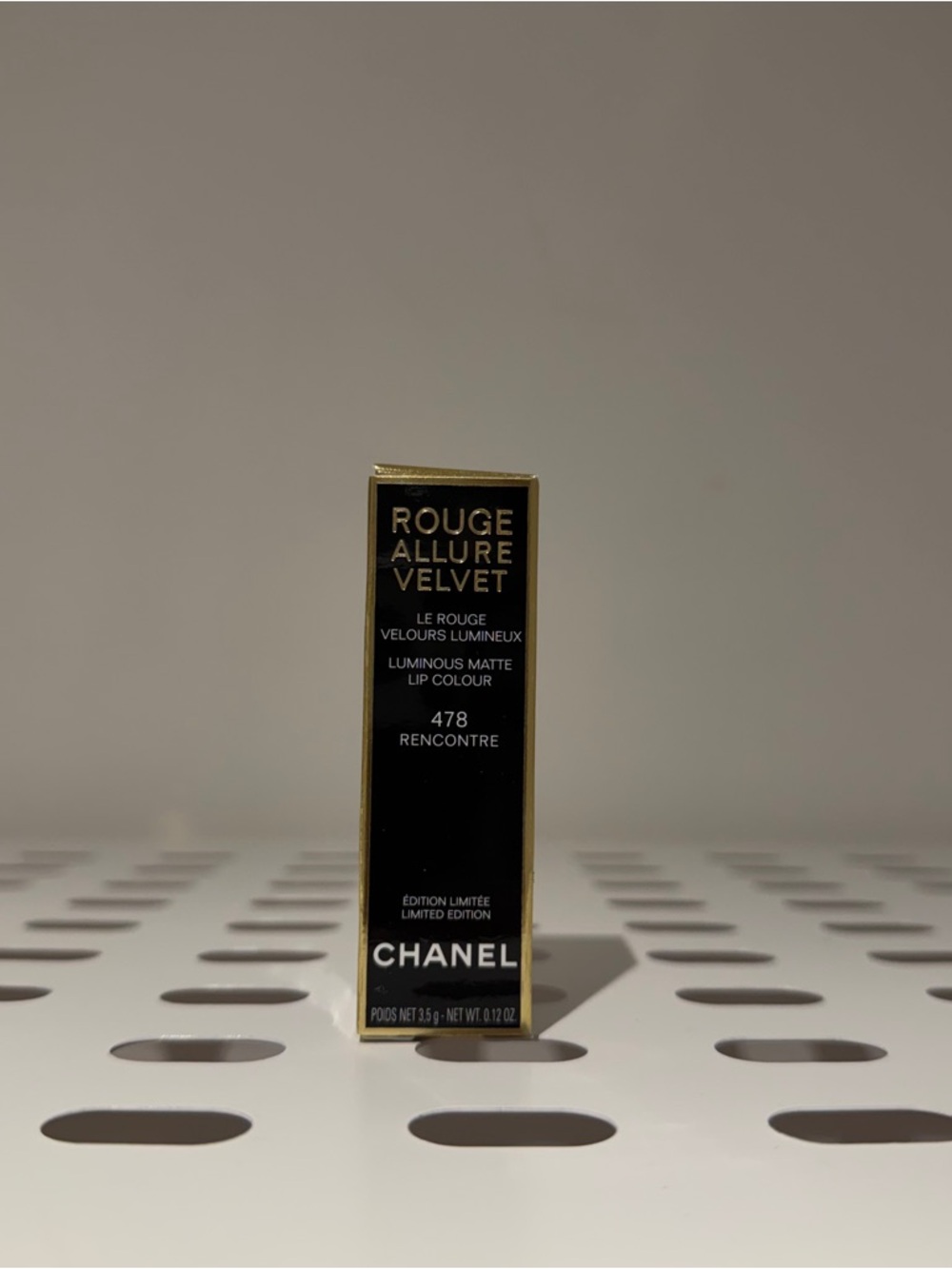 Chanel ROUGE ALLURE VELVET - 478 RENCONTRE - Picture 3 of 3